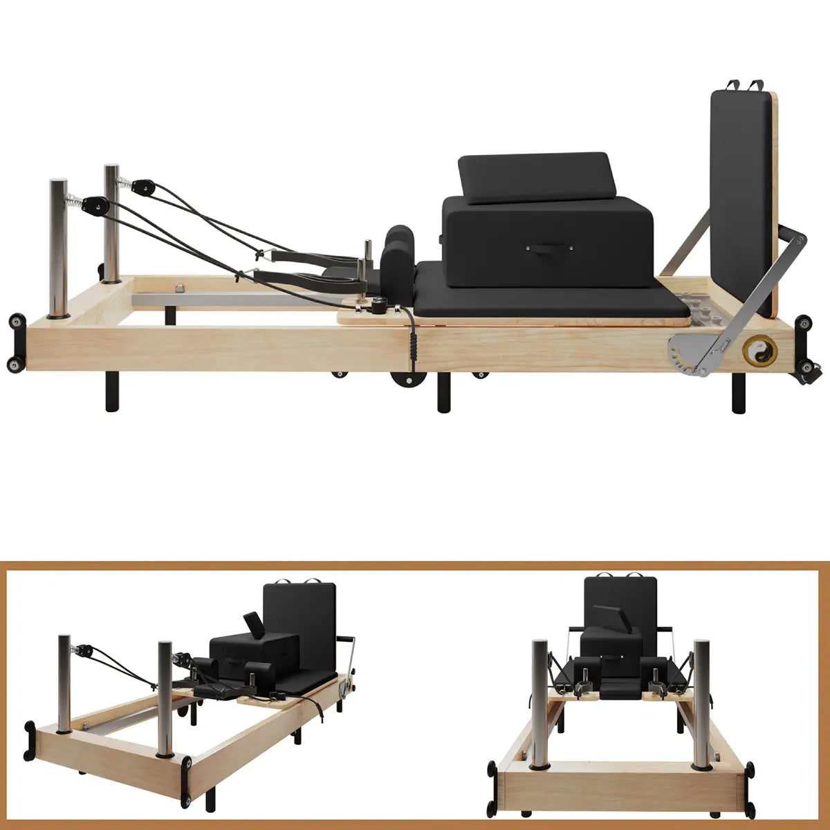 Janet Elite 2.0 - Foldable Pilates Reformer - Personal Hour for Yoga and Meditations