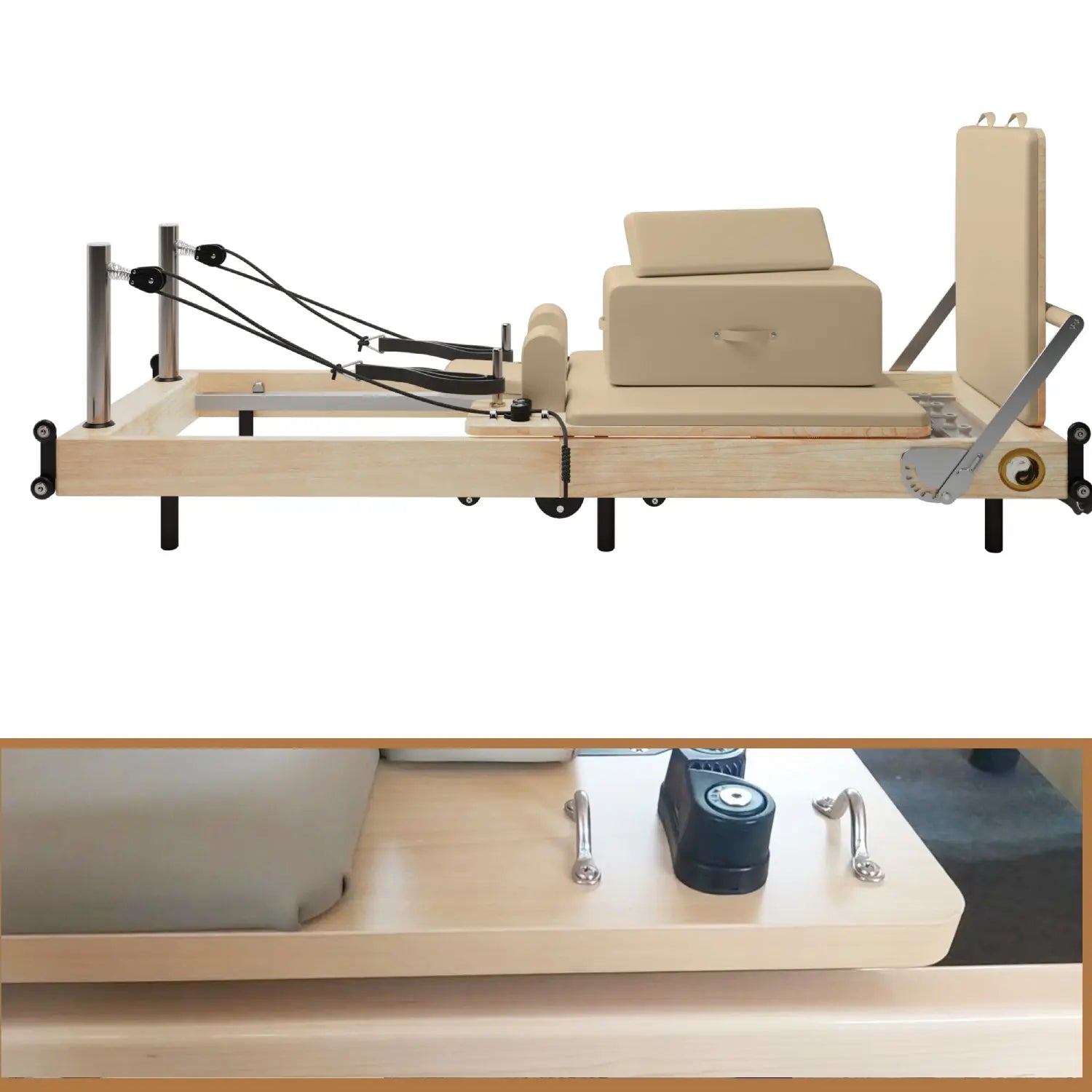 Janet Elite 2.0 - Foldable Pilates Reformer - Personal Hour for Yoga and Meditations