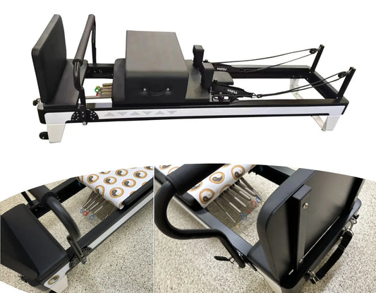 Luraush 2.0 - Aluminum Pilates Reformer - Enhanced Design - Personal Hour for Yoga and Meditations