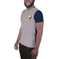 Load image into Gallery viewer, Men's Yoga T-shirt - Navy and Lilly - Personal Hour for Yoga and Meditations
