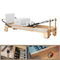 Load image into Gallery viewer, Nano Adjustable -  Studio Pilates Reformer - Oak Wood - Personal Hour for Yoga and Meditations
