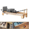 Load image into Gallery viewer, Nano Adjustable -  Studio Pilates Reformer - Oak Wood - Personal Hour for Yoga and Meditations
