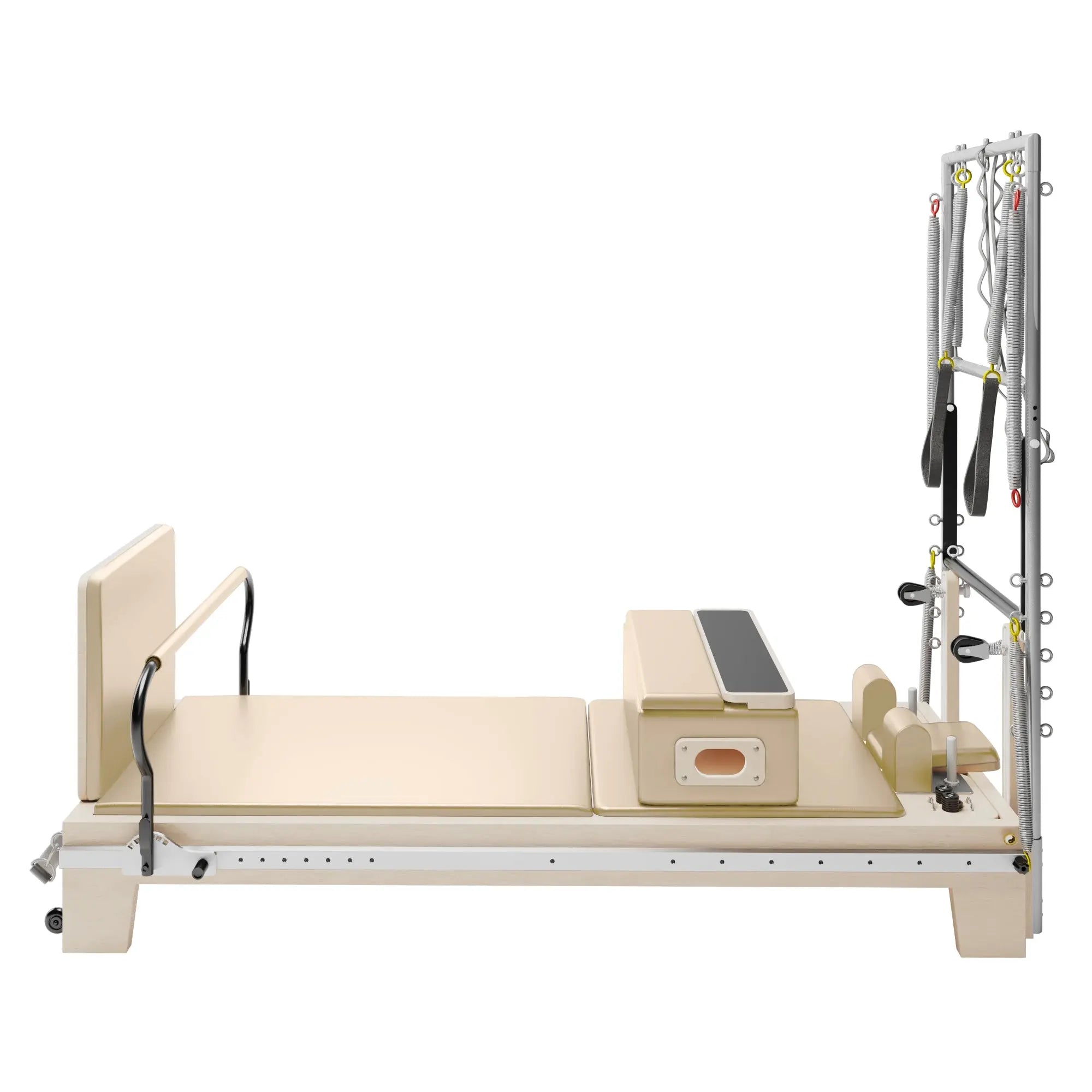 Nano Elite Half Trapeze - Adjustable Studio Pilates Reformer with Tower - Personal Hour for Yoga and Meditations