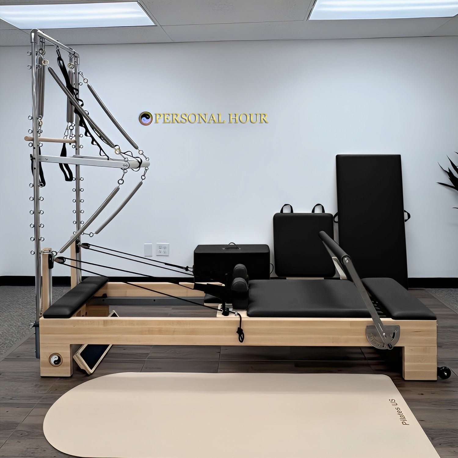 Nano Elite Half Trapeze - Studio Pilates Reformer with Tower