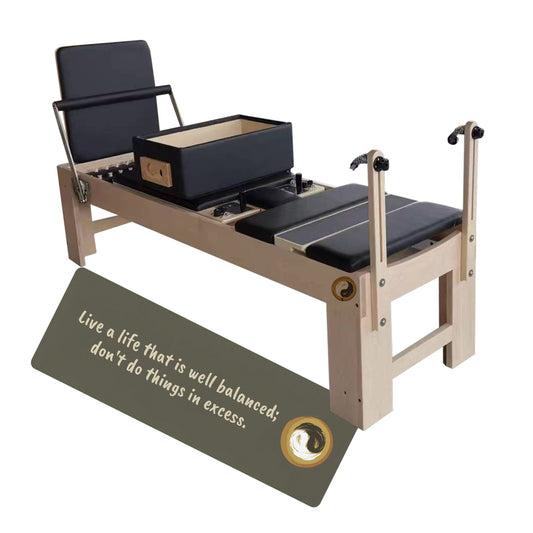 Nano Elite - Clinical Pilates Reformer - Maple Wood - Personal Hour for Yoga and Meditations