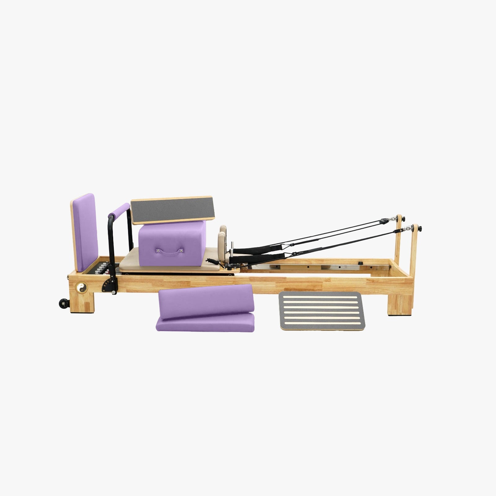 Nano Pro Lite - Studio Quality Home Pilates Reformer PersonalHour (Purple Upholstery