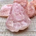 Load image into Gallery viewer, Natural Rose Quartz Crystals - Personal Hour for Yoga and Meditations
