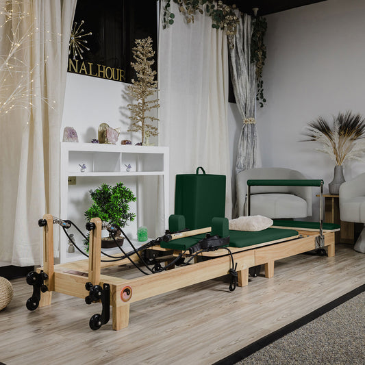 Nour Advanced with Wooden Legs - Foldable Home Reformer