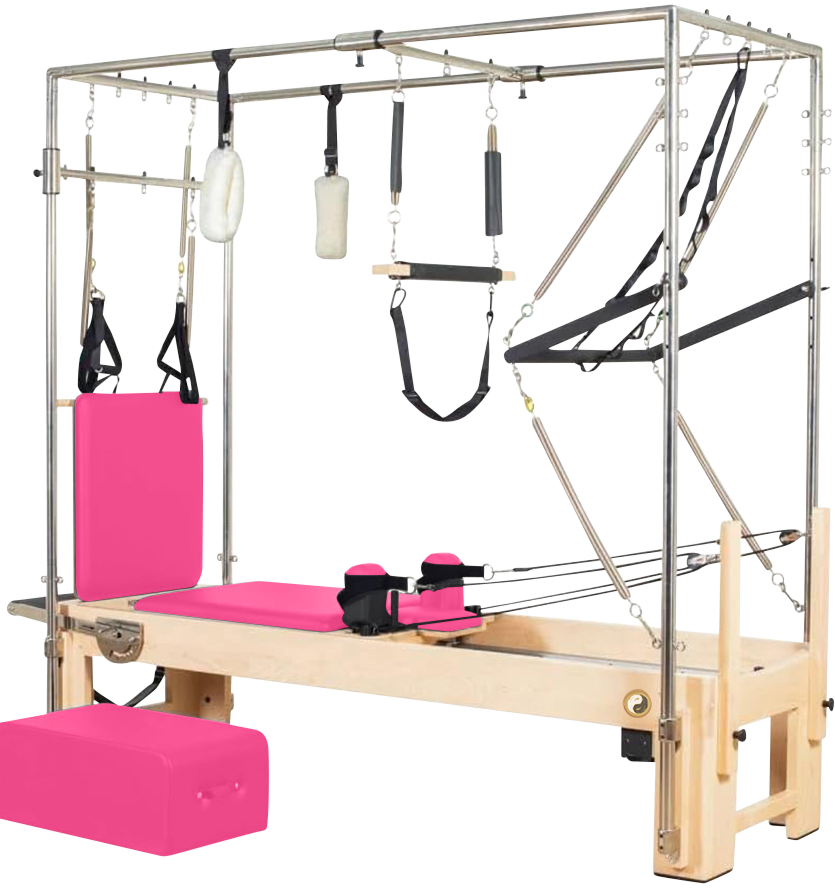 Napolie Pro - Three in One - Cadillac Pilates and Reformer Bed with Full Trapeze Table - Personal Hour for Yoga and Meditations