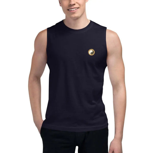 Relaxed Fit Men Yoga Tank Top - Personal Hour for Yoga and Meditations