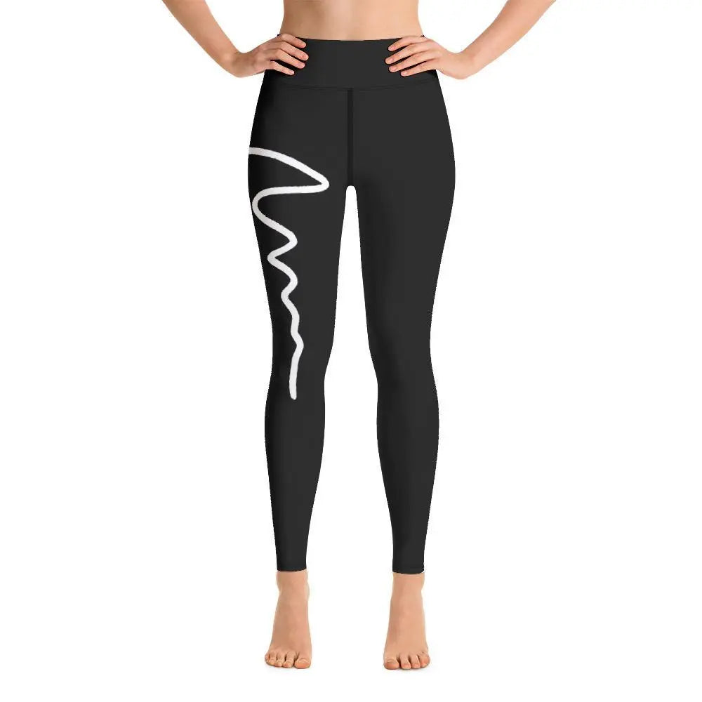 Signed Yoga Leggings Made with a Smooth and Comfortable Microfiber Yarn - Personal Hour for Yoga and Meditations