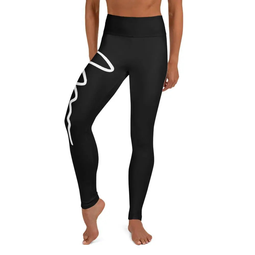 Signed Yoga Leggings Made with a Smooth and Comfortable Microfiber Yarn - Personal Hour for Yoga and Meditations