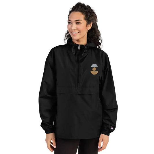 Soul Embroidered Champion Packable Jacket - Yoga Principles - Personal Hour for Yoga and Meditations