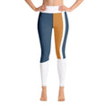 Load image into Gallery viewer, Super soft and stretchy Yoga Leggings - Orange and Blue - Personal Hour for Yoga and Meditations
