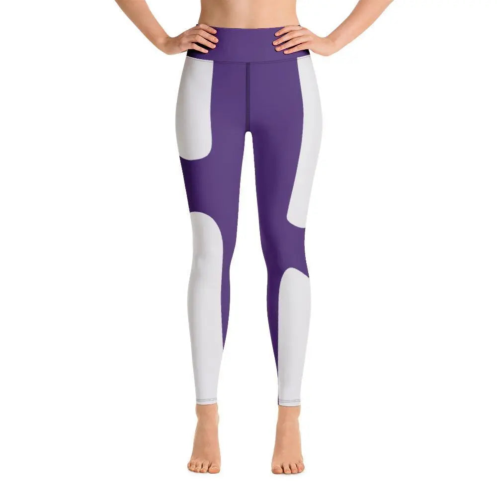 Super soft and stretchy, and comfortable yoga leggings - purple fashionable - Personal Hour for Yoga and Meditations