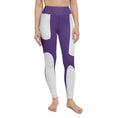 Load image into Gallery viewer, Super soft and stretchy, and comfortable yoga leggings - purple fashionable - Personal Hour for Yoga and Meditations
