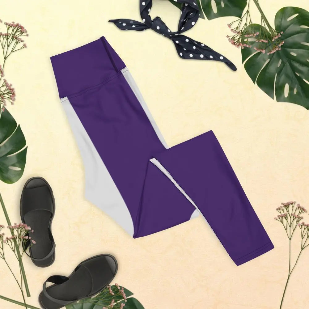 Super soft and stretchy, and comfortable yoga leggings - purple fashionable - Personal Hour for Yoga and Meditations