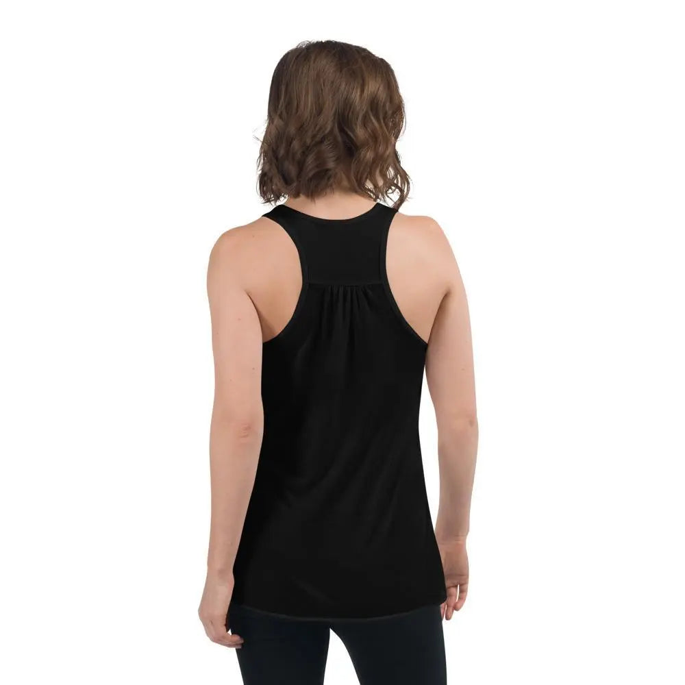 Women's Flowy Racerback Yoga Tank - Personal Hour for Yoga and Meditations