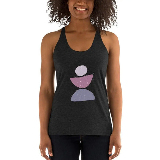 Women's Racerback Yoga Tank - Relaxed Fit - Personal Hour for Yoga and Meditations