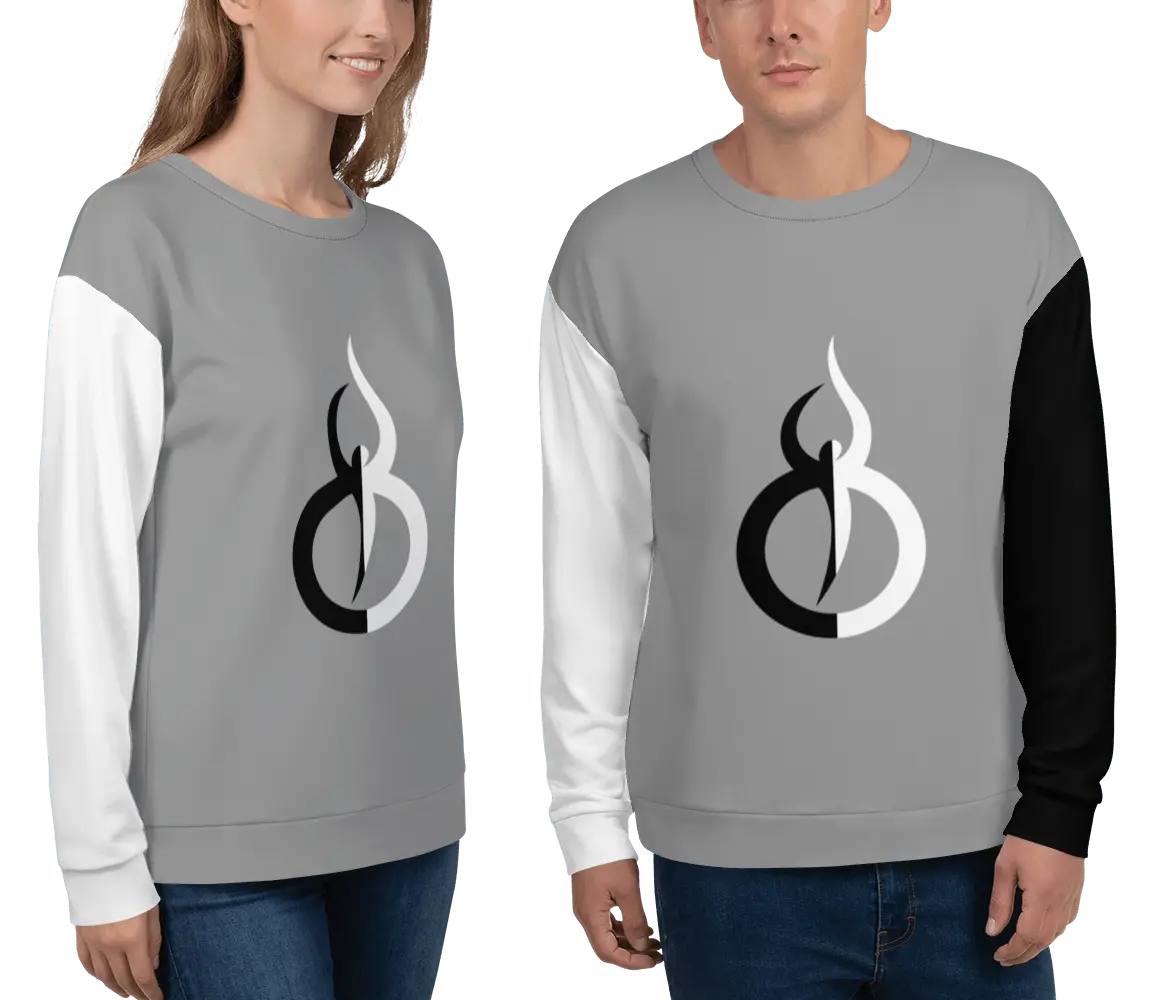 Yoga and Meditation Couple Matching Sweatshirt - Fashionable Reach Your Balance Shirt - Personal Hour for Yoga and Meditations