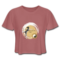 Load image into Gallery viewer, You can do this message - Women's Cropped T-Shirt - Personal Hour for Yoga and Meditations
