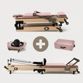 Load image into Gallery viewer, Zous 2.0 Advanced - Foldable Wood Pilates Reformer Machine Bundle - Personal Hour for Yoga and Meditations

