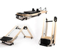 Load image into Gallery viewer, Zous 2.0 Advanced - Foldable Wood Pilates Reformer Machine Bundle
