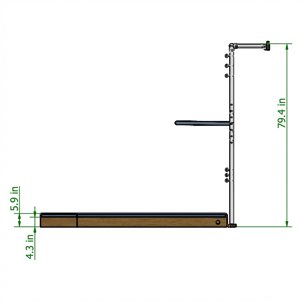 measurements of the spring bord
