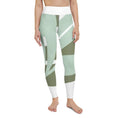 Load image into Gallery viewer, comfortable yoga leggings - inspired by nature - green - Personal Hour for Yoga and Meditations
