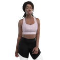 Load image into Gallery viewer, double-layered front and shoulder straps longline yoga bra - Personal Hour for Yoga and Meditations
