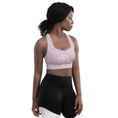 Load image into Gallery viewer, double-layered front and shoulder straps longline yoga bra - Personal Hour for Yoga and Meditations
