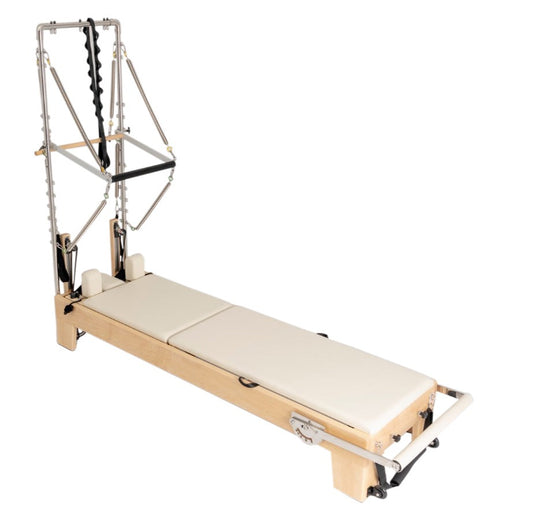 Nano Pro Half Trapeze - Studio Pilates Reformer with Tower - Maple Wood - Personal Hour for Yoga and Meditations