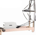 Load image into Gallery viewer, Half Trapeze Pilates Reformer Machine with Tower - MapleWood Ivory - Personal Hour for Yoga and Meditations 
