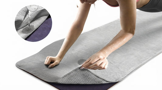 Non Slip Yoga Mat Towel with Grip Dots