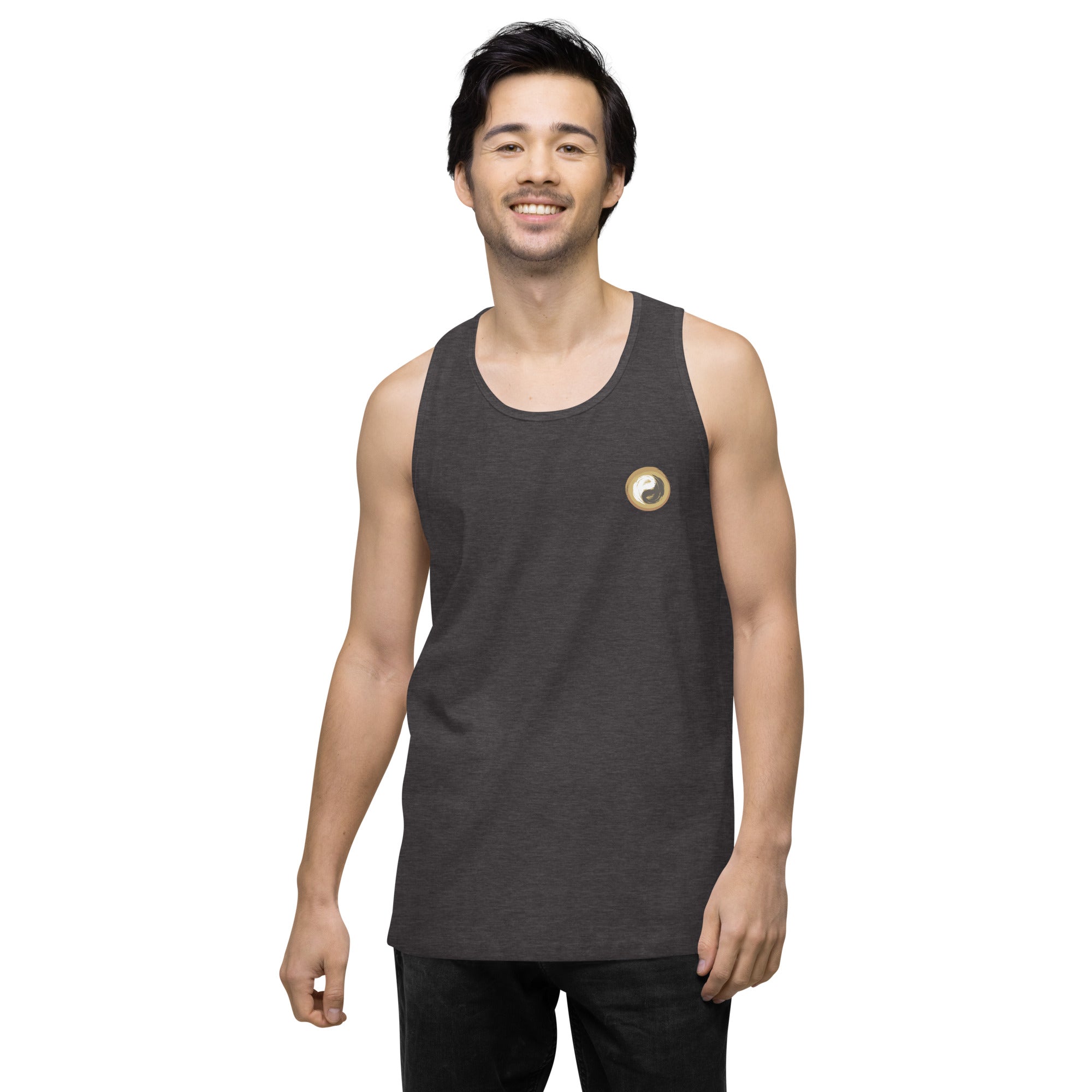 Men’s premium tank top - Personal Hour for Yoga and Meditations 