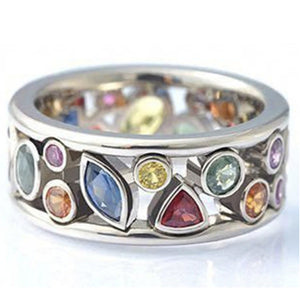 Crystal Quartz Ionix Ring - Stone Accessories and Jewelry - Personal Hour for Yoga and Meditations 
