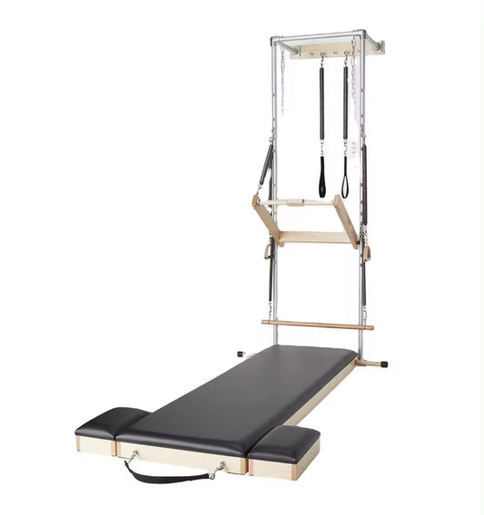 Pilates Cadillac Wall Unit with Platform Mat - Springboard Tower Alternatives Trapeze Pilates Wall Tower Unit - Personal Hour 