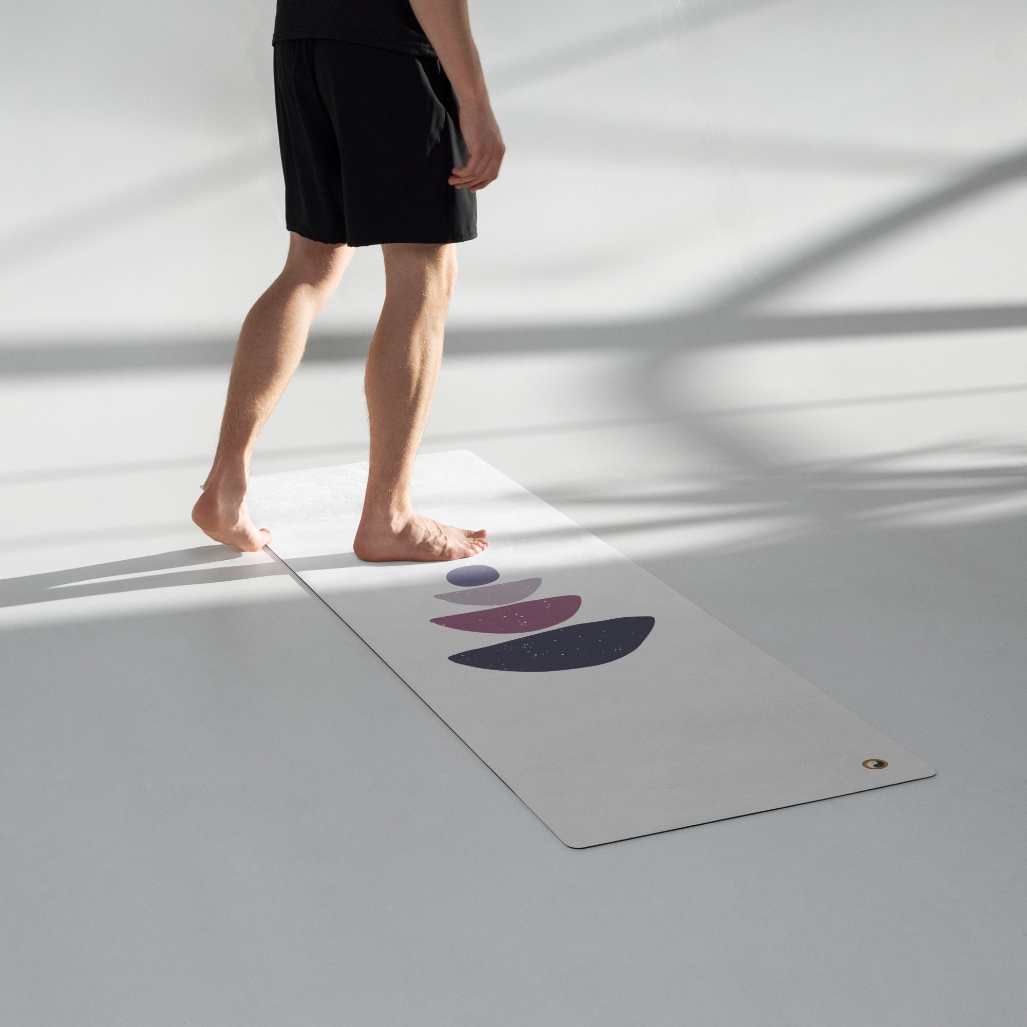 Premium  Anti Slip Rubber Yoga Mat - Yoga Principles - Personal Hour for Yoga and Meditations 