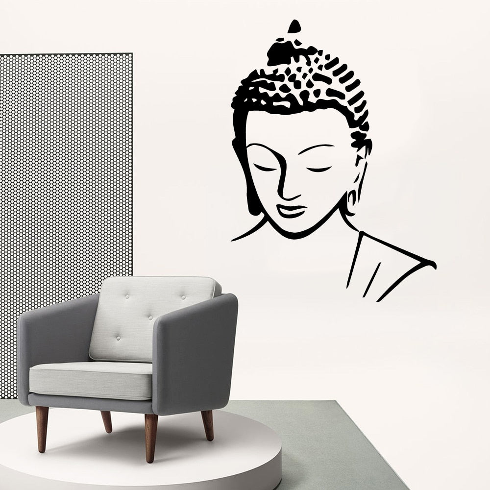 Yoga and Zend Mediation Art Vinyl Wall Stickers - Personal Hour for Yoga and Meditations 