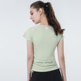 Load image into Gallery viewer, Half zip short sleeve yoga suit - Personal Hour for Yoga and Meditations 
