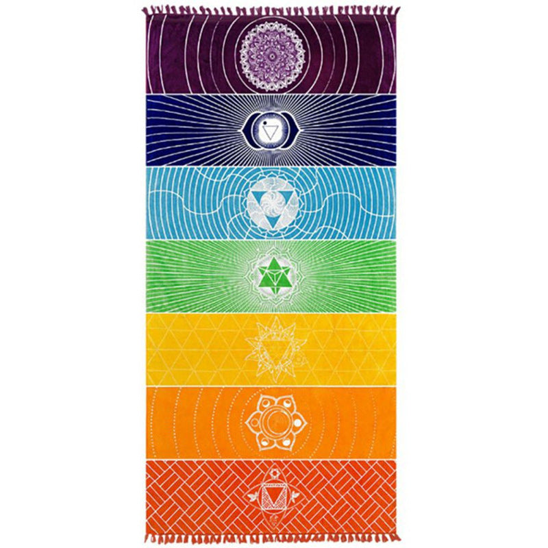 Colorful Yoga Mat - Personal Hour for Yoga and Meditations 