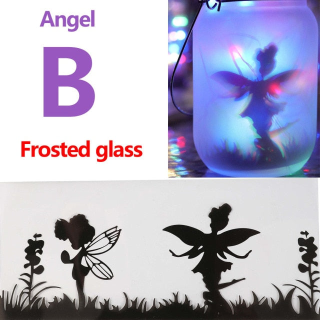 Outdoor Zen Decor Ideas - Solar Light Outdoor Fairy Lantern Hanging Glass Mason Jar - Personal Hour for Yoga and Meditations 