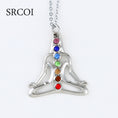 Load image into Gallery viewer, 7 Crystal - Seven Chakra - Beads Chakra Pendant Yoga Meditation Gift - Personal Hour for Yoga and Meditations 
