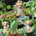 Load image into Gallery viewer, Yoga Dog Set Plug-In Garden Garden Resin Animal Plug-In Ornament - Personal Hour for Yoga and Meditations 
