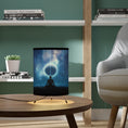 Load image into Gallery viewer, Full Moon Meditation Lamp with High-Res Printed Shade, US\CA plug - Personal Hour for Yoga and Meditations 
