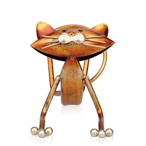 Creative home decoration modern metal decoration crafts yoga cat wine rack - Personal Hour for Yoga and Meditations 