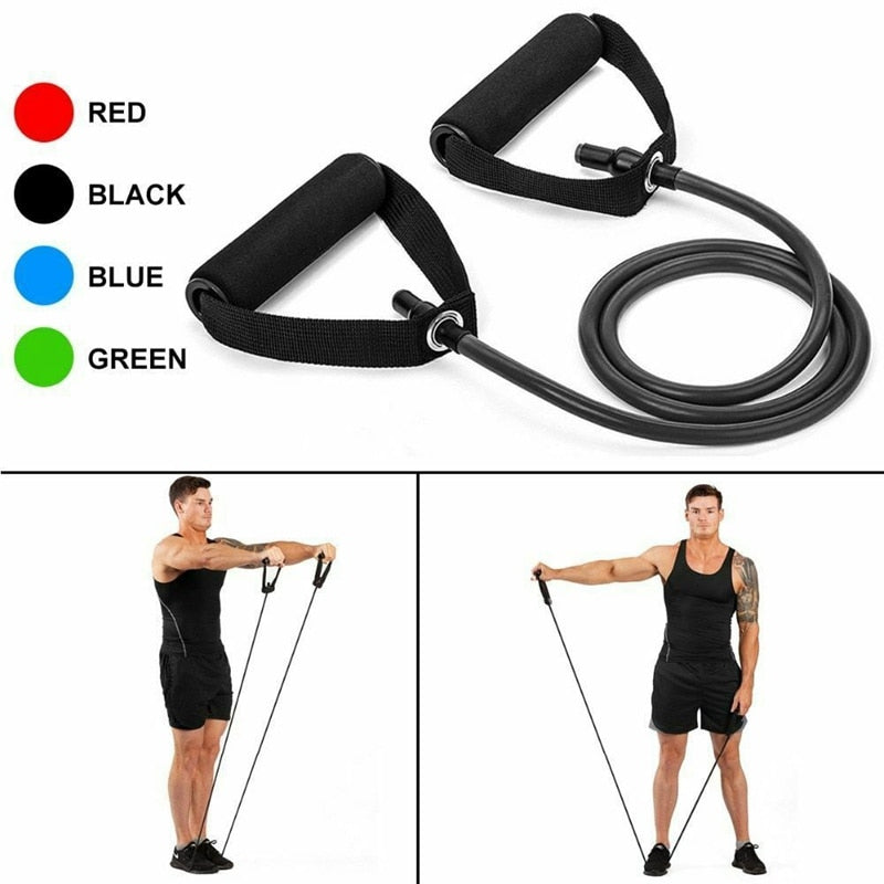 Yoga Pull Rope Resistance Bands - TPE Yoga Equipment - Personal Hour for Yoga and Meditations