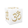 Load image into Gallery viewer, Zen and Meditation Cube Chair - Om Sign - Foam Cube - Personal Hour for Yoga and Meditations
