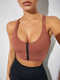 Load image into Gallery viewer, Yoga Bra - Breathable Zip Front Sports and yoga Bra - Personal Hour 
