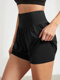 Load image into Gallery viewer, Mesh Panel Yoga Shorts - Personal Hour for Yoga and Meditations 
